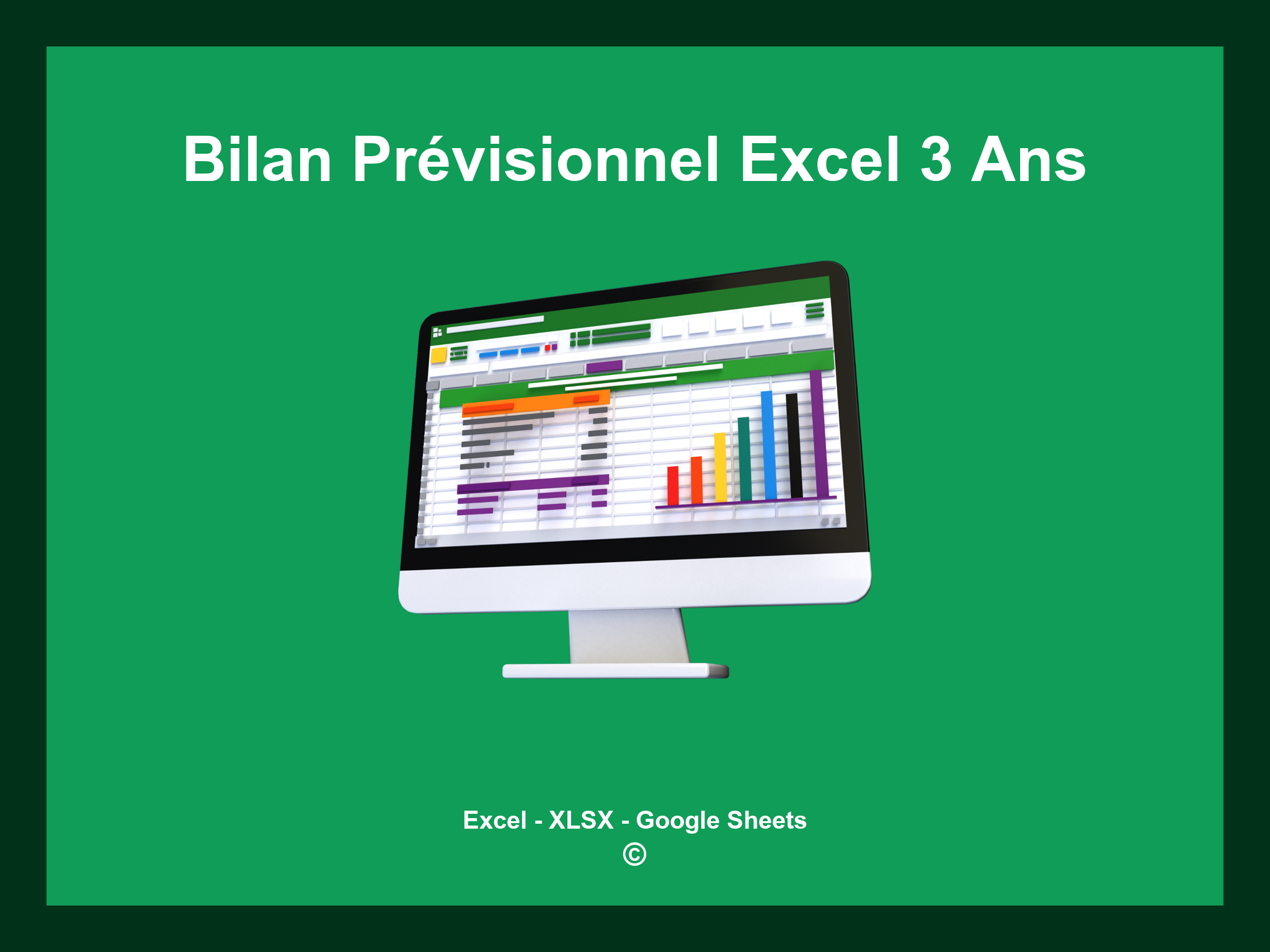 Bilan Prévisionnel Excel 3 Ans