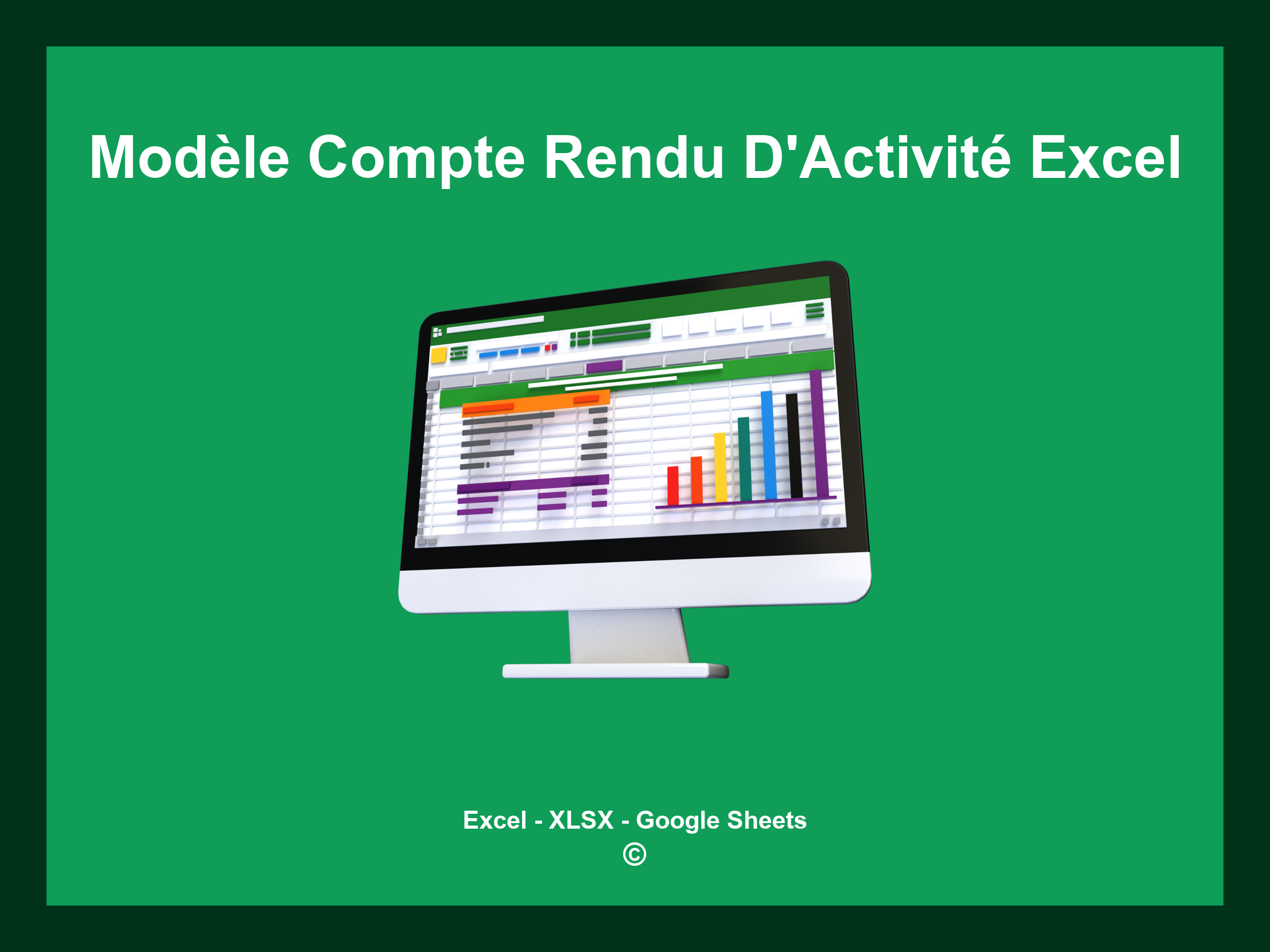 Modèle Compte Rendu D'Activité Excel