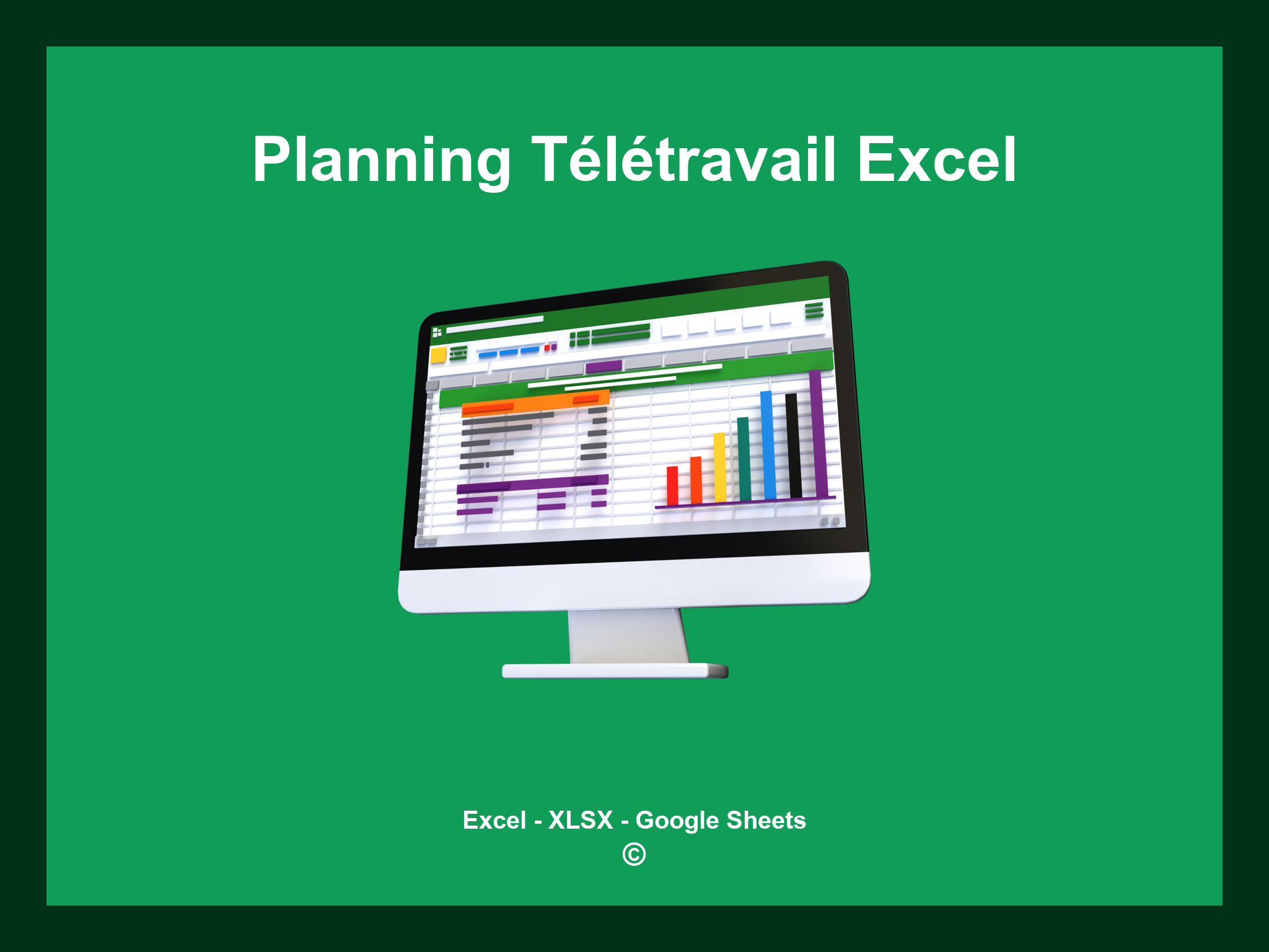 Planning Télétravail Excel