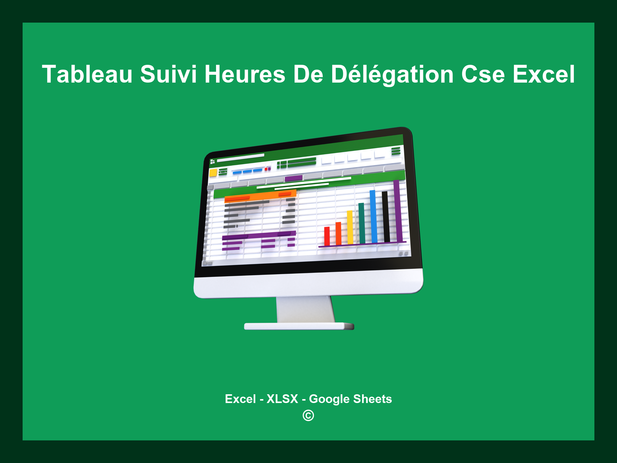 Tableau Suivi Heures De Délégation Cse Excel